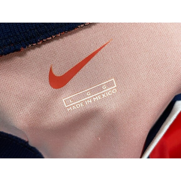 Nike Men's L Red Jersey Poly Chicago Fire FC Soccor Club Vintage 90s Signed - Picture 8 of 11